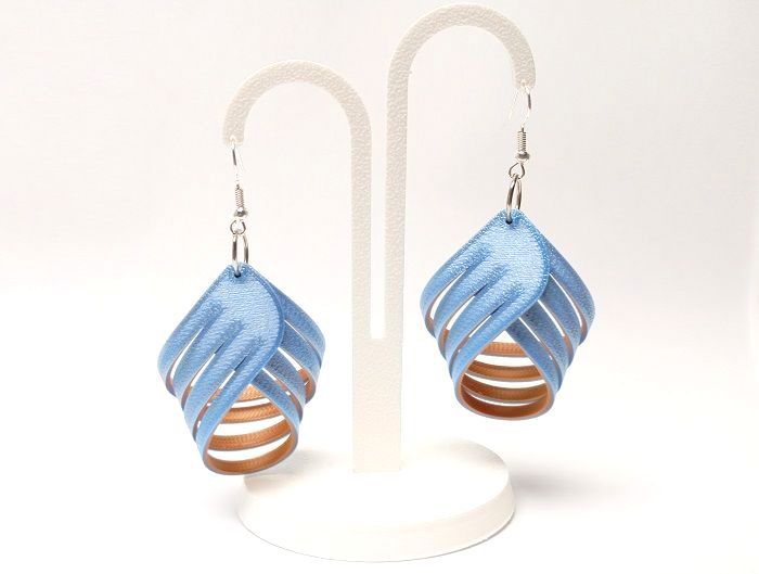 Pendientes Tandoori Impresión 3D Tenerife Tonoto