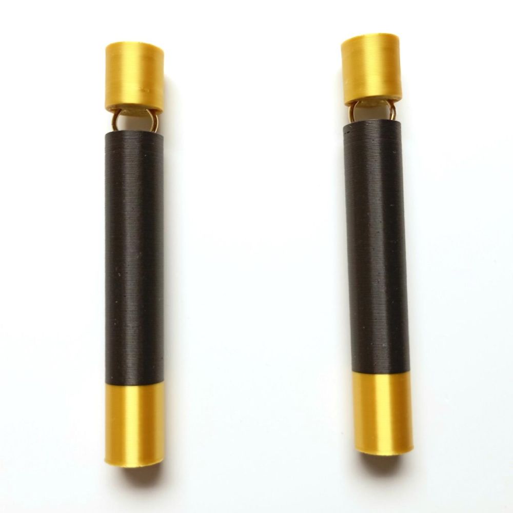 Pendientes Dual Negro