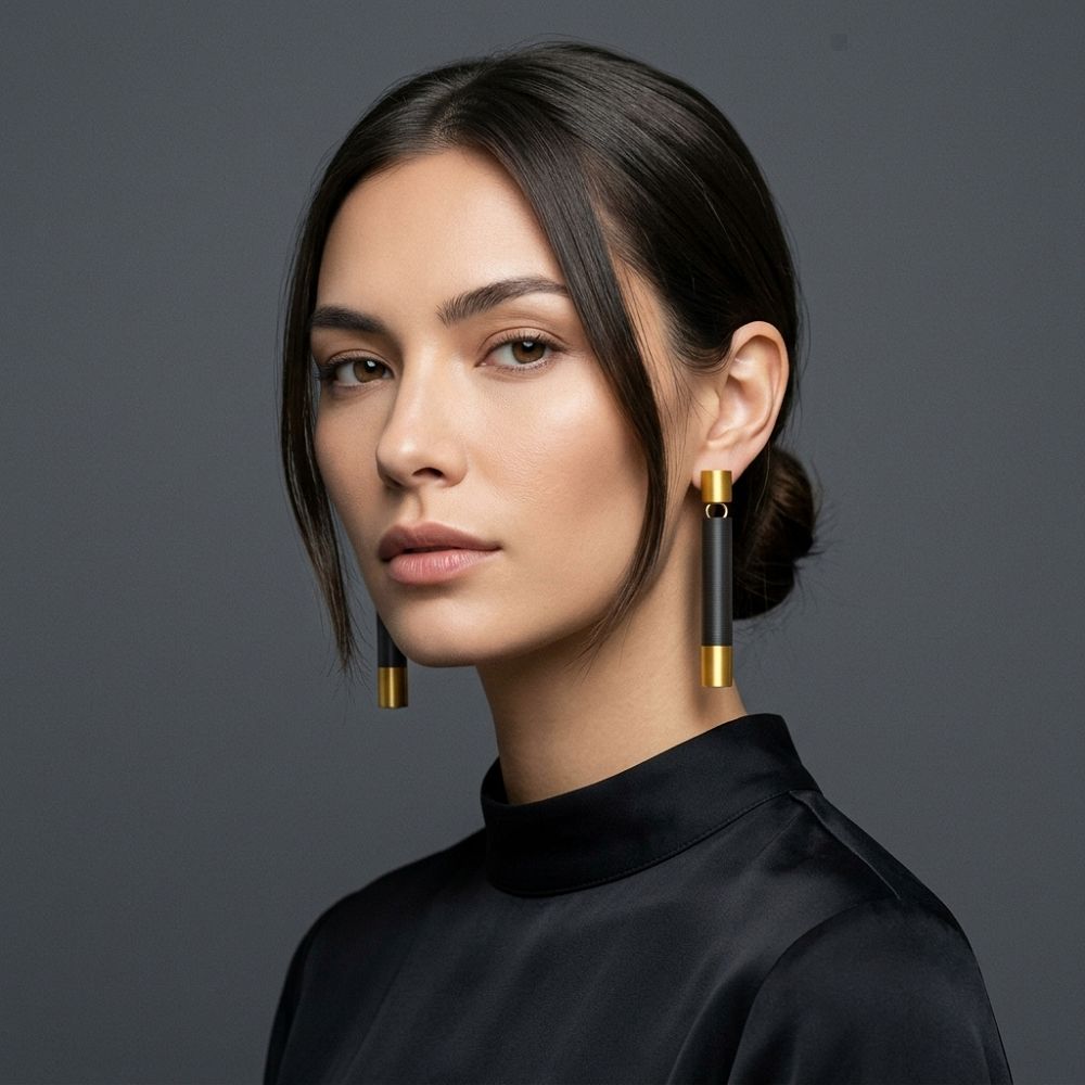 Pendientes Dual Negro3
