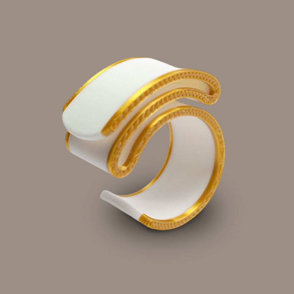 Anillo Suavemente blanco